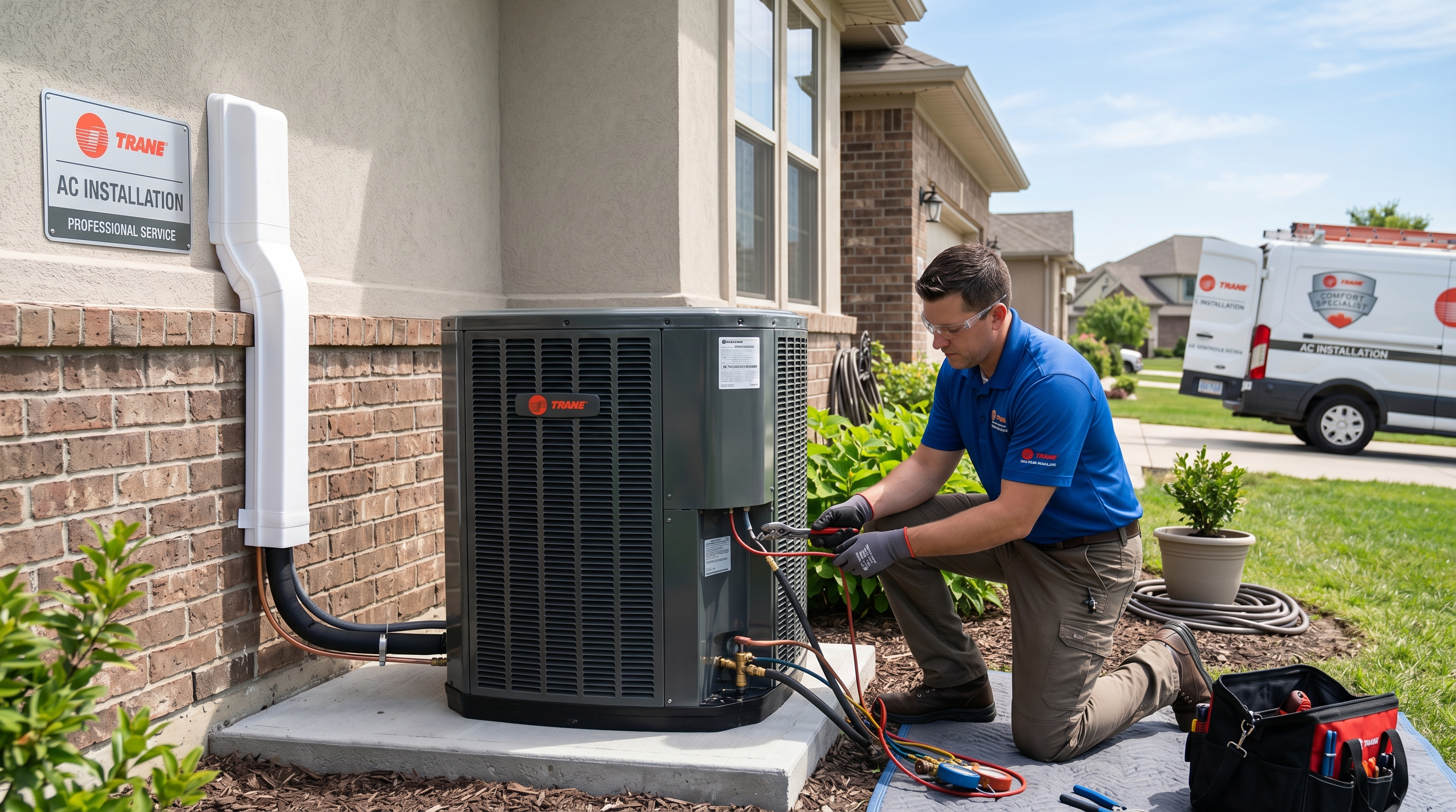 New furnace installation