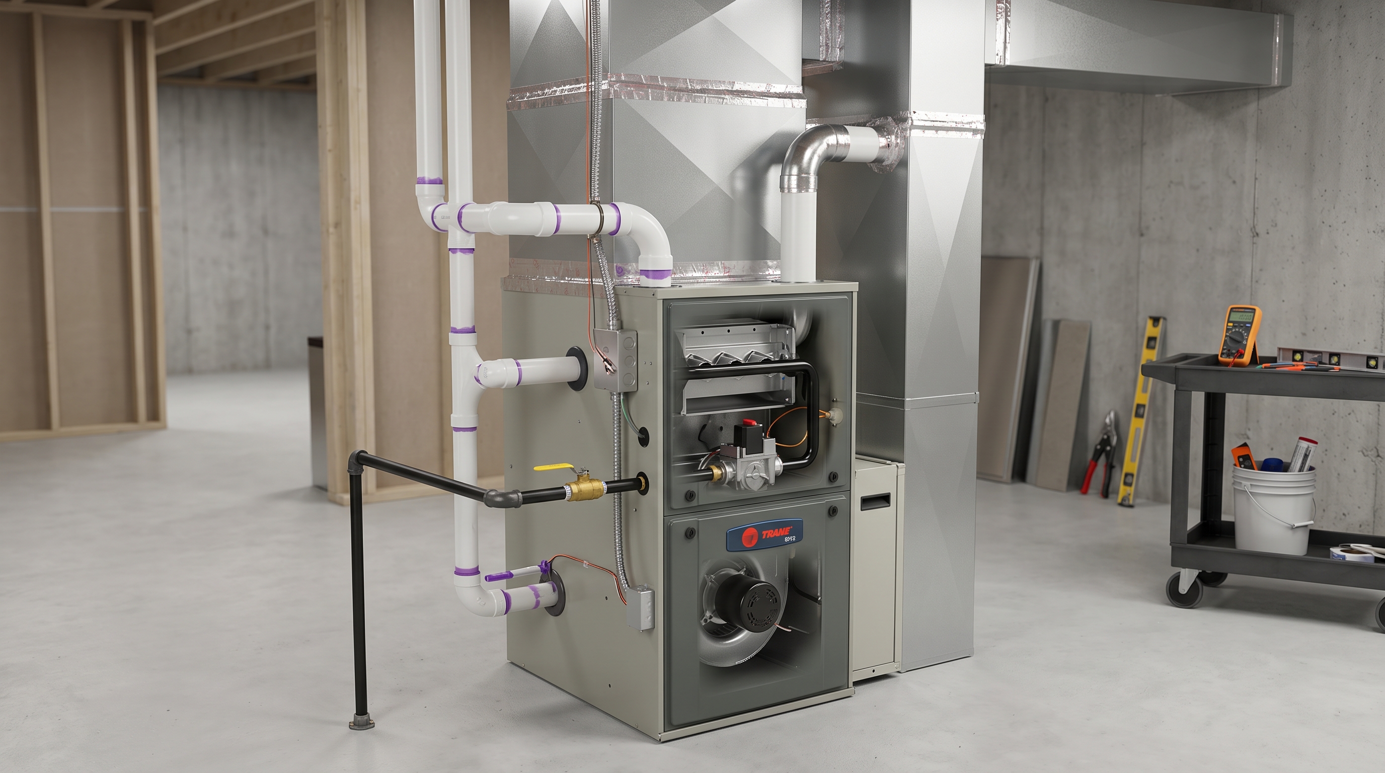 New furnace installation